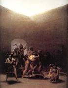 Francisco Goya Yard with Lunatics oil painting reproduction